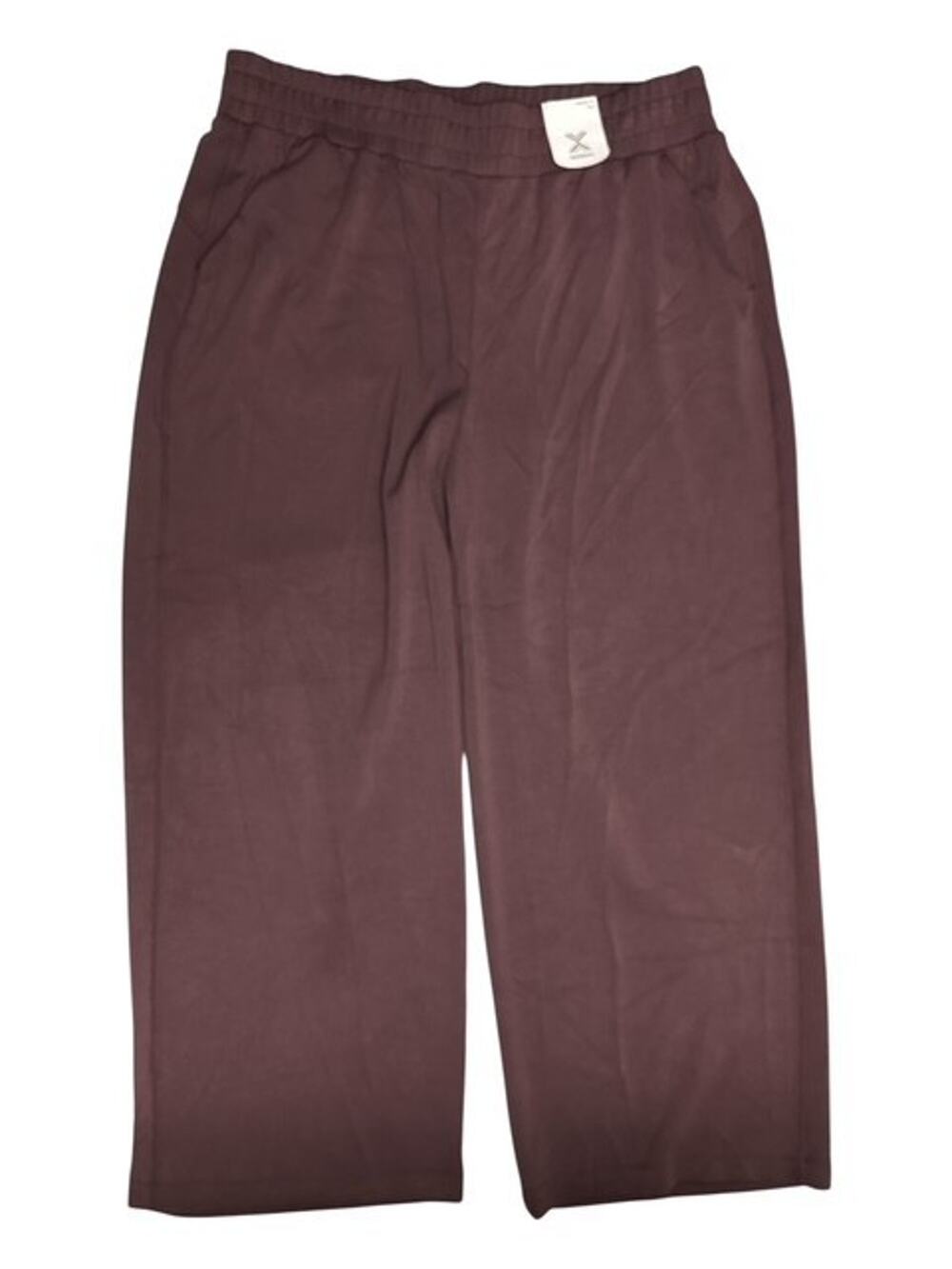 Xersion XL Pants Purple Huckleberry Soft Touch Regular Fit Wide Leg Scuba Luxe